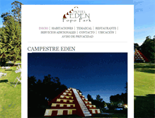 Tablet Screenshot of edenpopopark.com